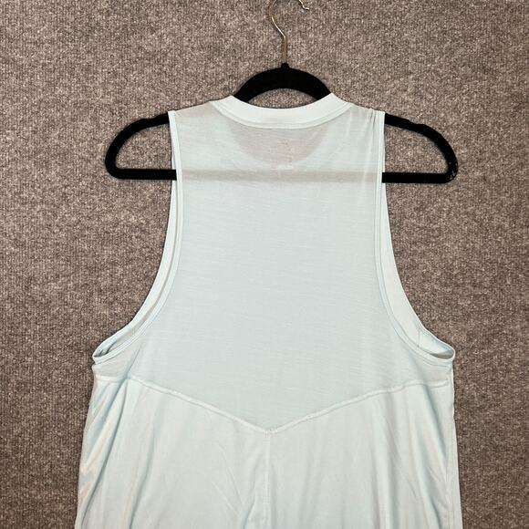 Nike Shirt Womens Large Blue Tank Top Racerback Performance Stretch Flowy - Picture 10 of 10